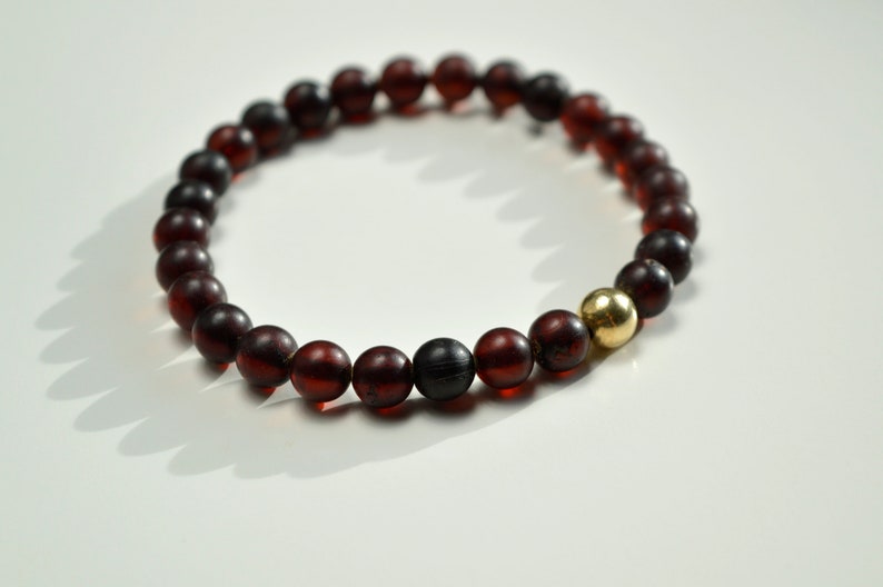 Natural Baltic Amber Bracelet with Silver Baltic Amber Bracelet Unpolished Amber Bracelet Bernstein Armband Raw Amber Bracelet