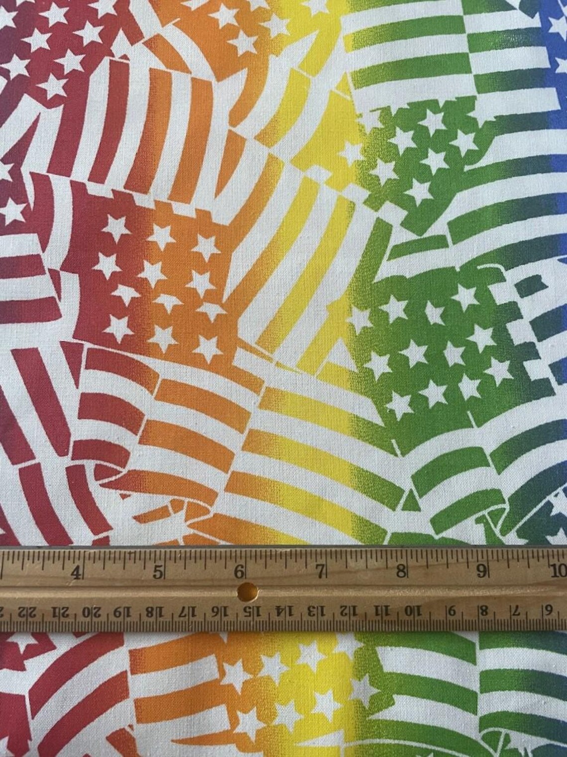 RAINBOW FLAG! 100% Cotton Fabric - Etsy