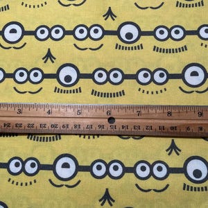MINION EYES! Cute Cotton Fabric! - Etsy