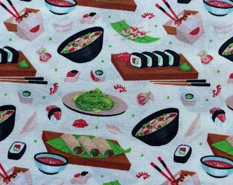 SUshis ! Joli tissu ! 100 % coton