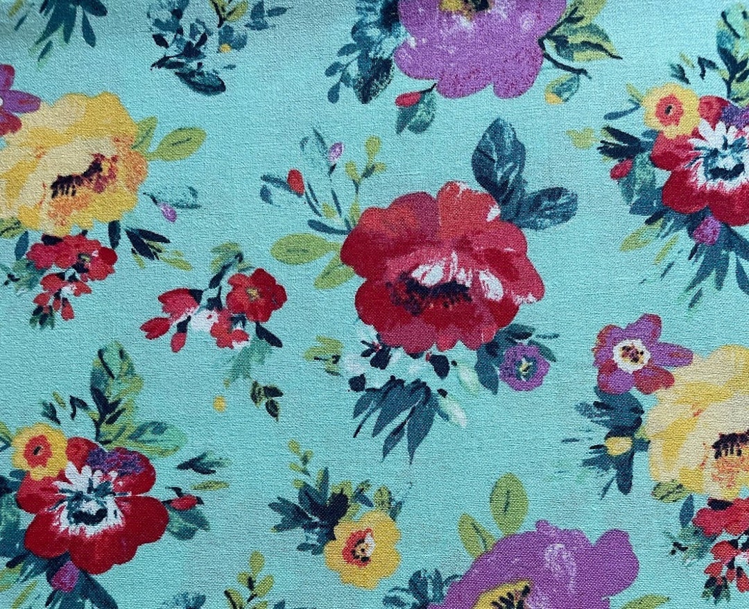 Pioneer Woman Floral Print 100% Cotton - Etsy