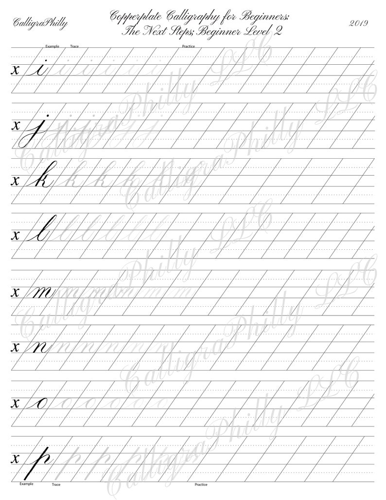 traditional calligraphy worksheets printable cursive writing