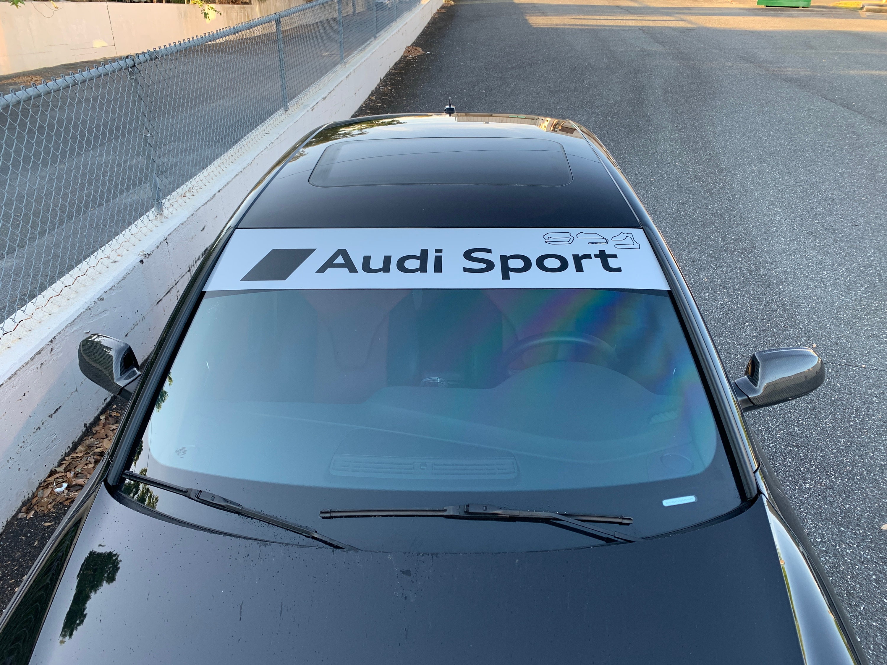 Audi Sport Windshield Banner Decal Etsy