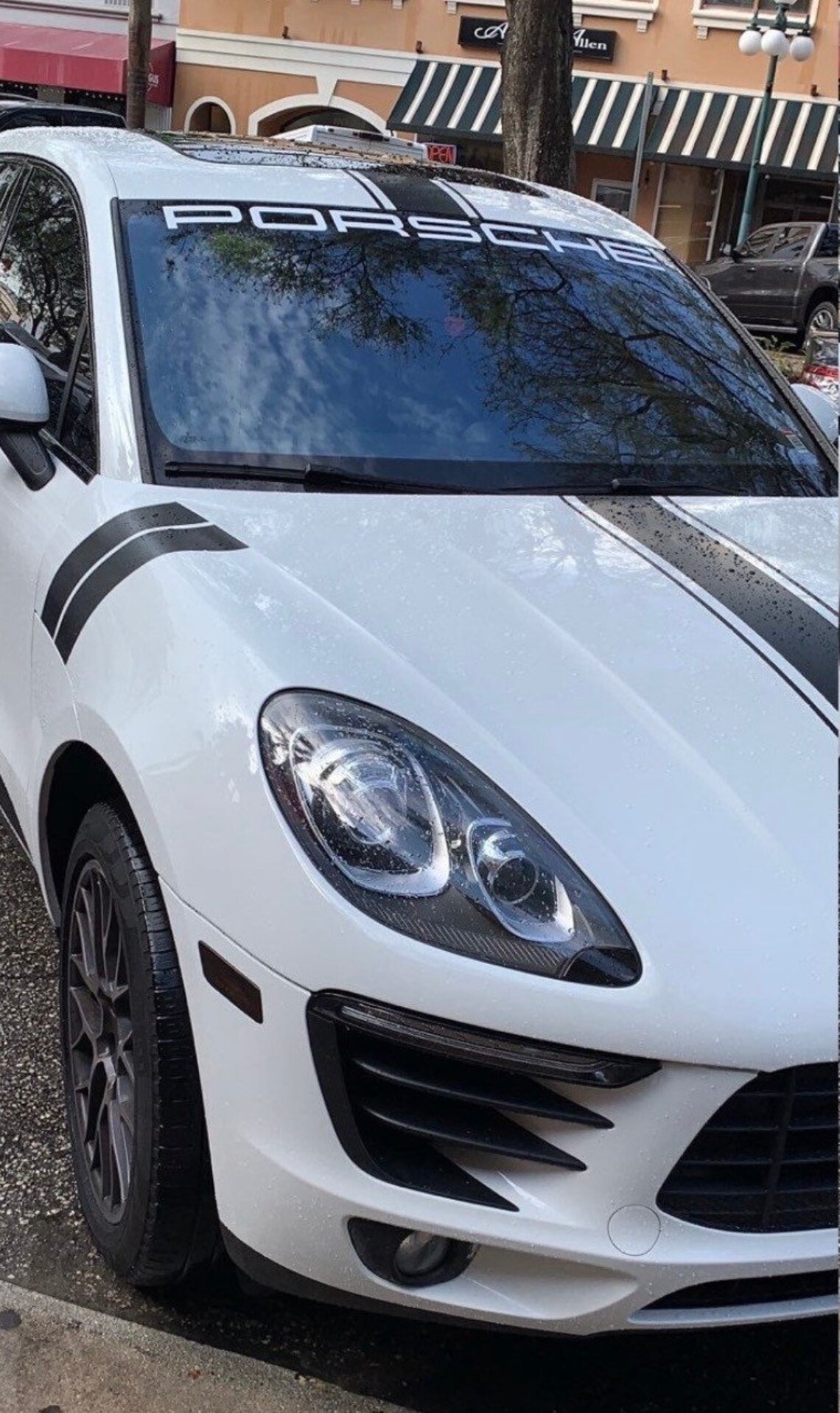 Porsche Windshield Banner Decal Etsy