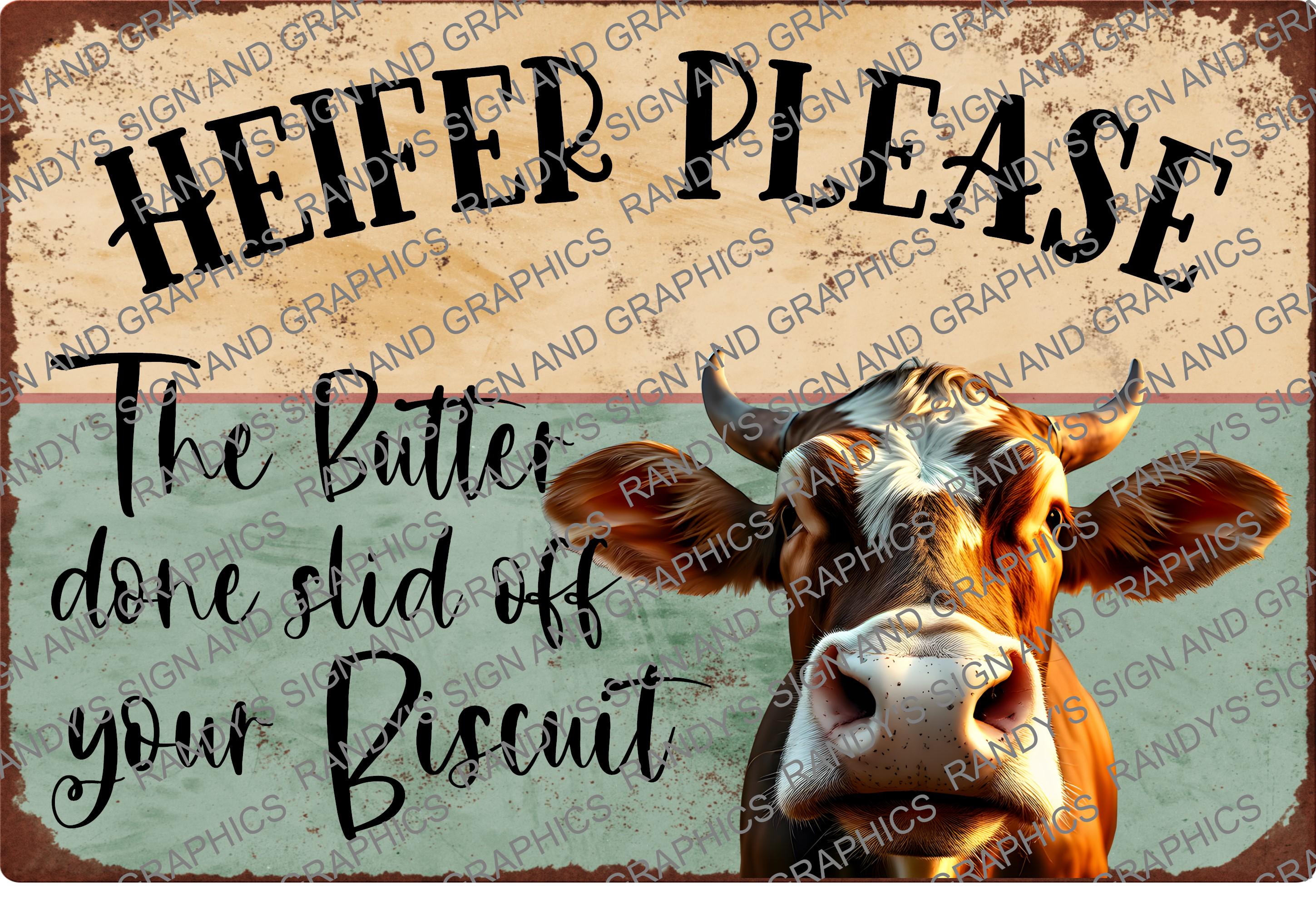 Heifer Please, Cow Sign, Funny Sign - Etsy