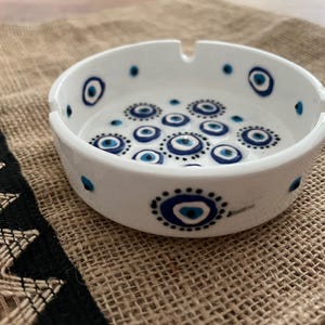 Artistic Handmade Ceramic Tile Ashtray Set Vibrant and Colorful Patterns, Ceramic Ashtray, Ceramic Ashtray Set, Ceramic Tile Ashtray