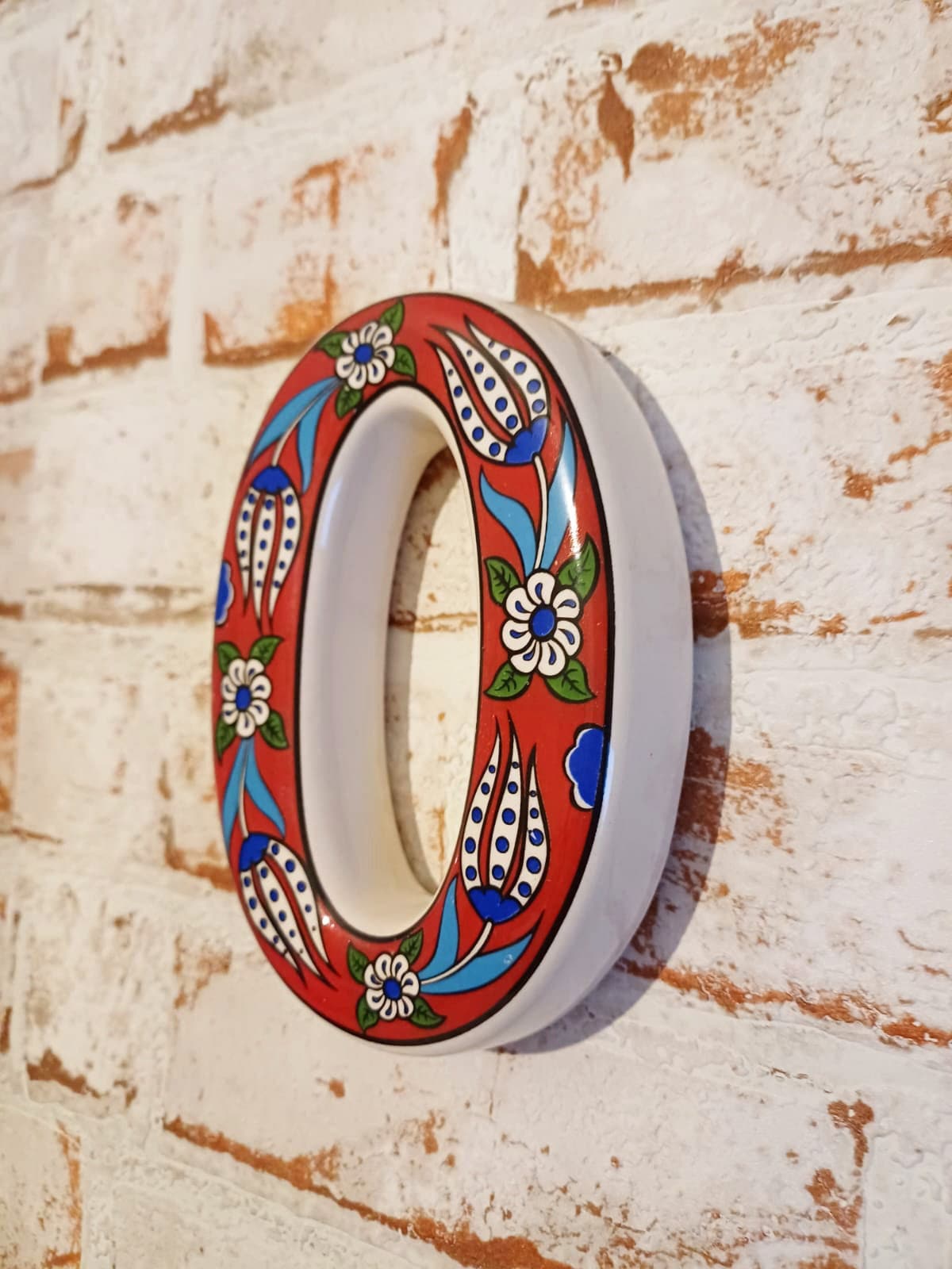 Exquisite Handmade Turkish Ceramic House Numbers, Ceramic Address Plaque and Numbers, Address Numbers, Door Numbers, Ceramic Numbers