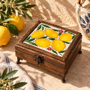 Lemon Jewelry Box - Etsy