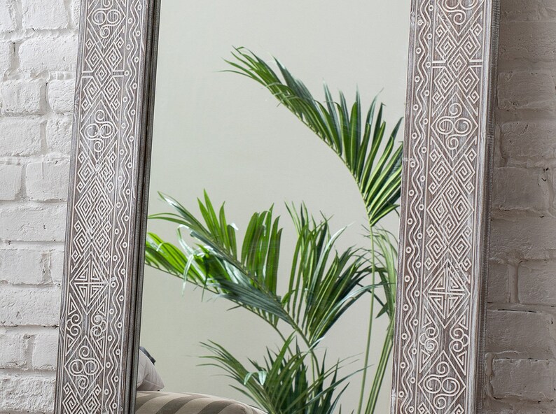 Große volle Länge Spiegel Papua große braun 78 36 | Etsy