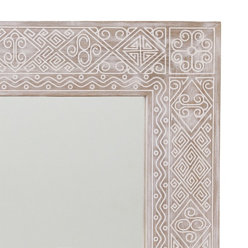 Full length mirror wood frame Papua Large Oak Etsy