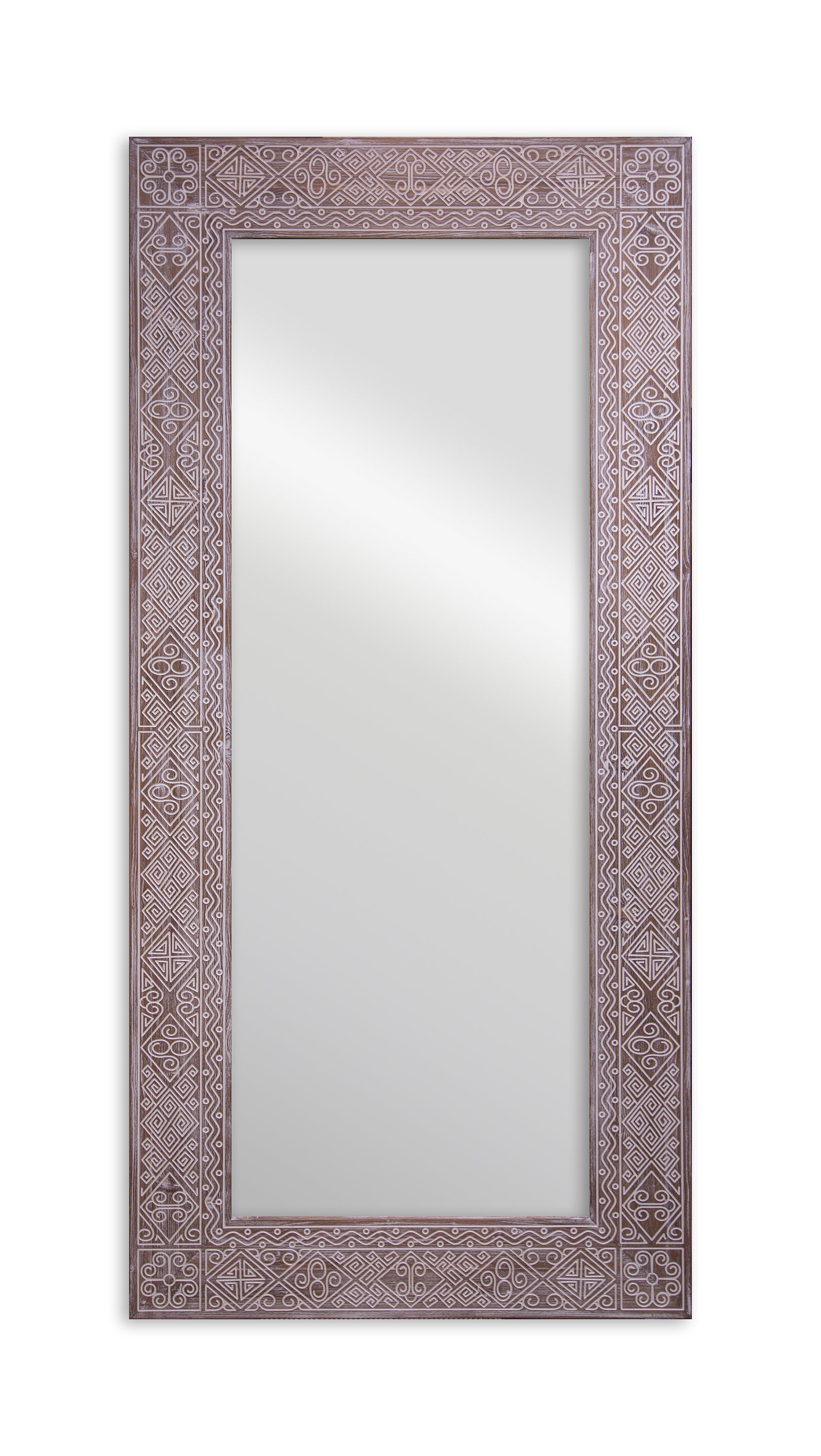 Large full length mirror Papua Large Brown 78х36 Etsy