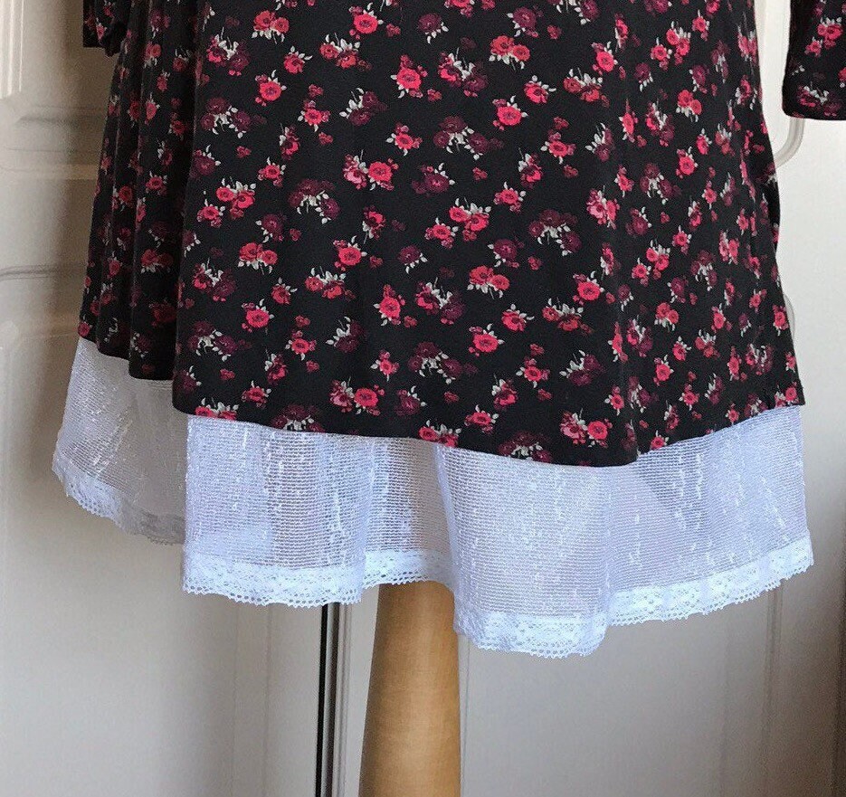 Image of Shirt Extender, Skirt Dress Lace Plus Size, Curve, Extra Large, Custom, Made To Measure