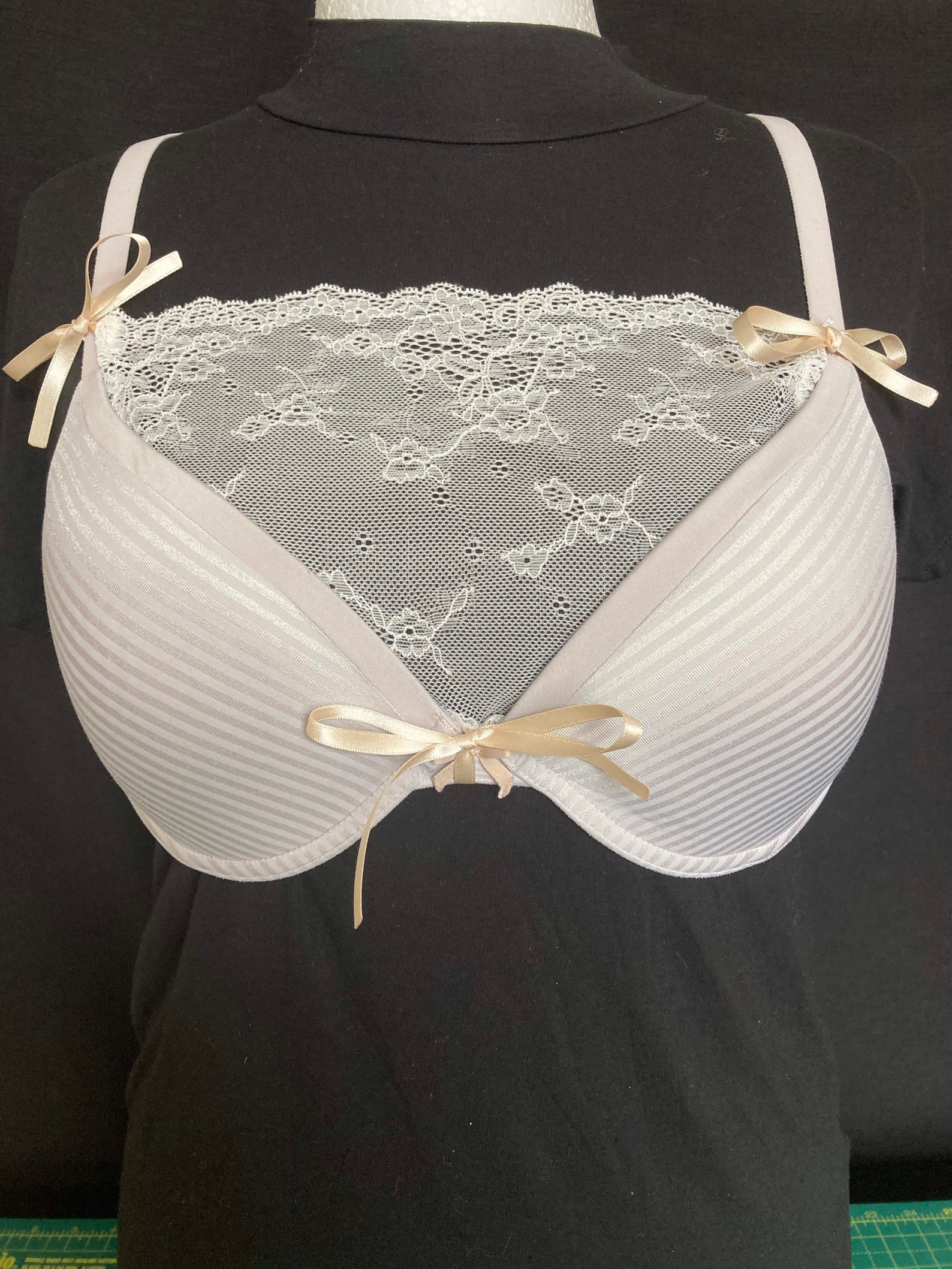 Modesty Panel Cleavage Cover Décolletage Cover Lace Post Etsy UK