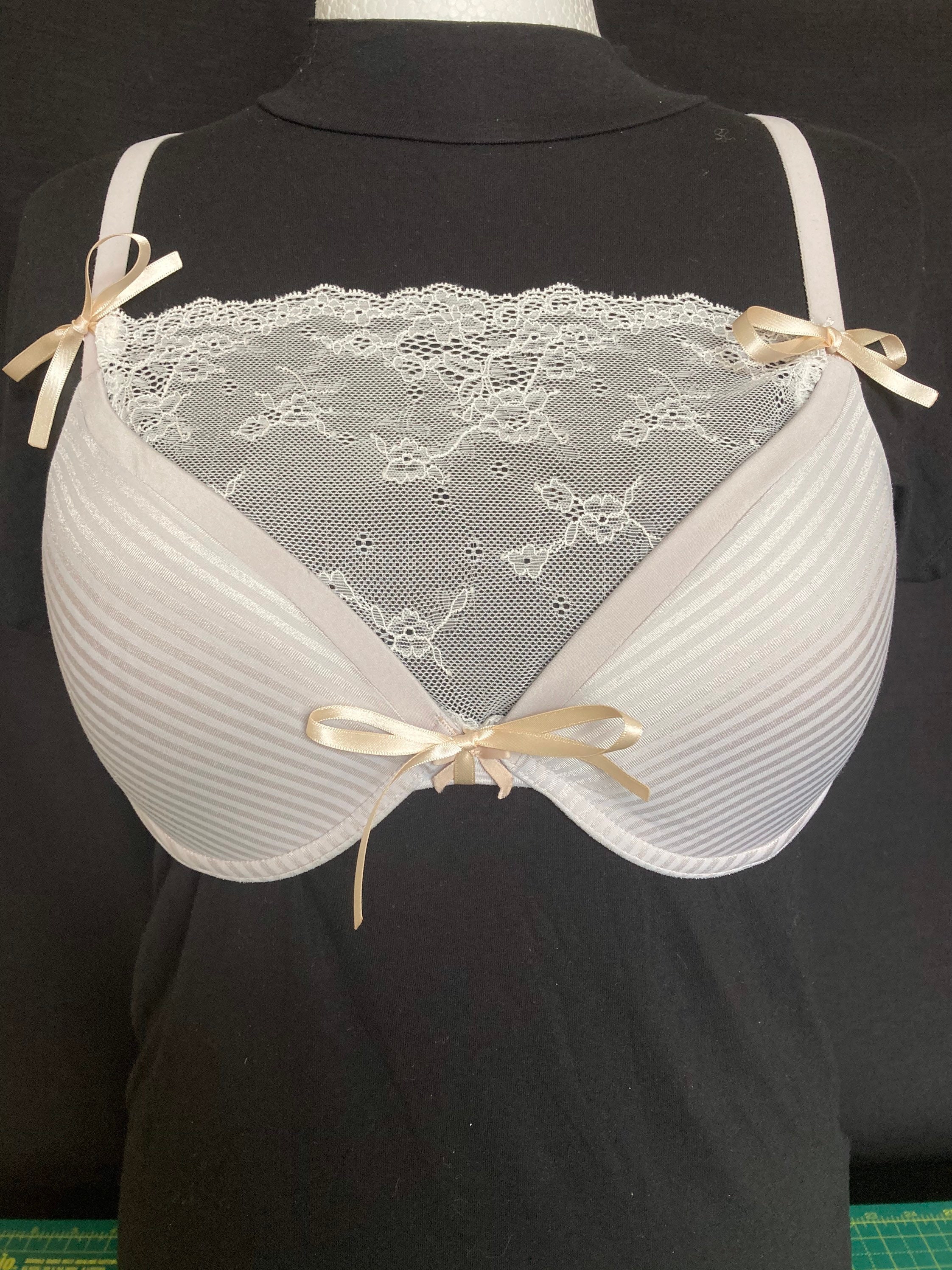 Lace modesty panel cleavage cover décolletage cover lace Etsy