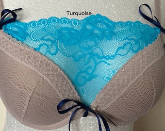 Lace Modesty Panel: Bra Insert for Low Cut Tops