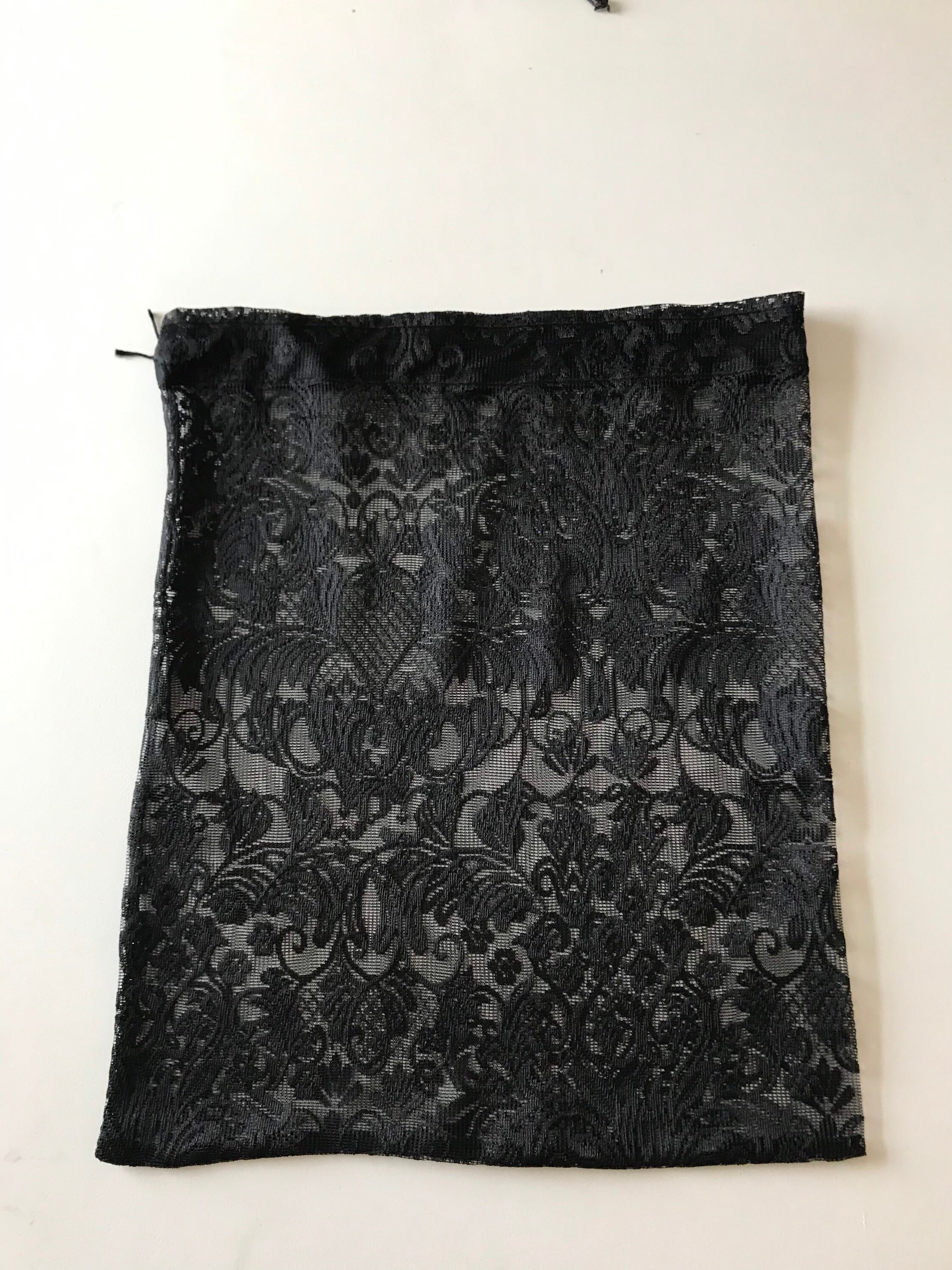 Black Lace Baglace Packing Bag Lace Pouch Bagshoe Bag - Etsy UK