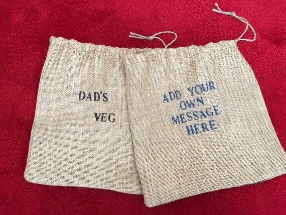 hessian produce bags