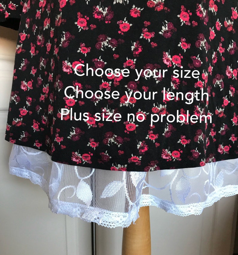 Skirt Extender Shirt Extender Lace Leaf Design Plus Size Etsy