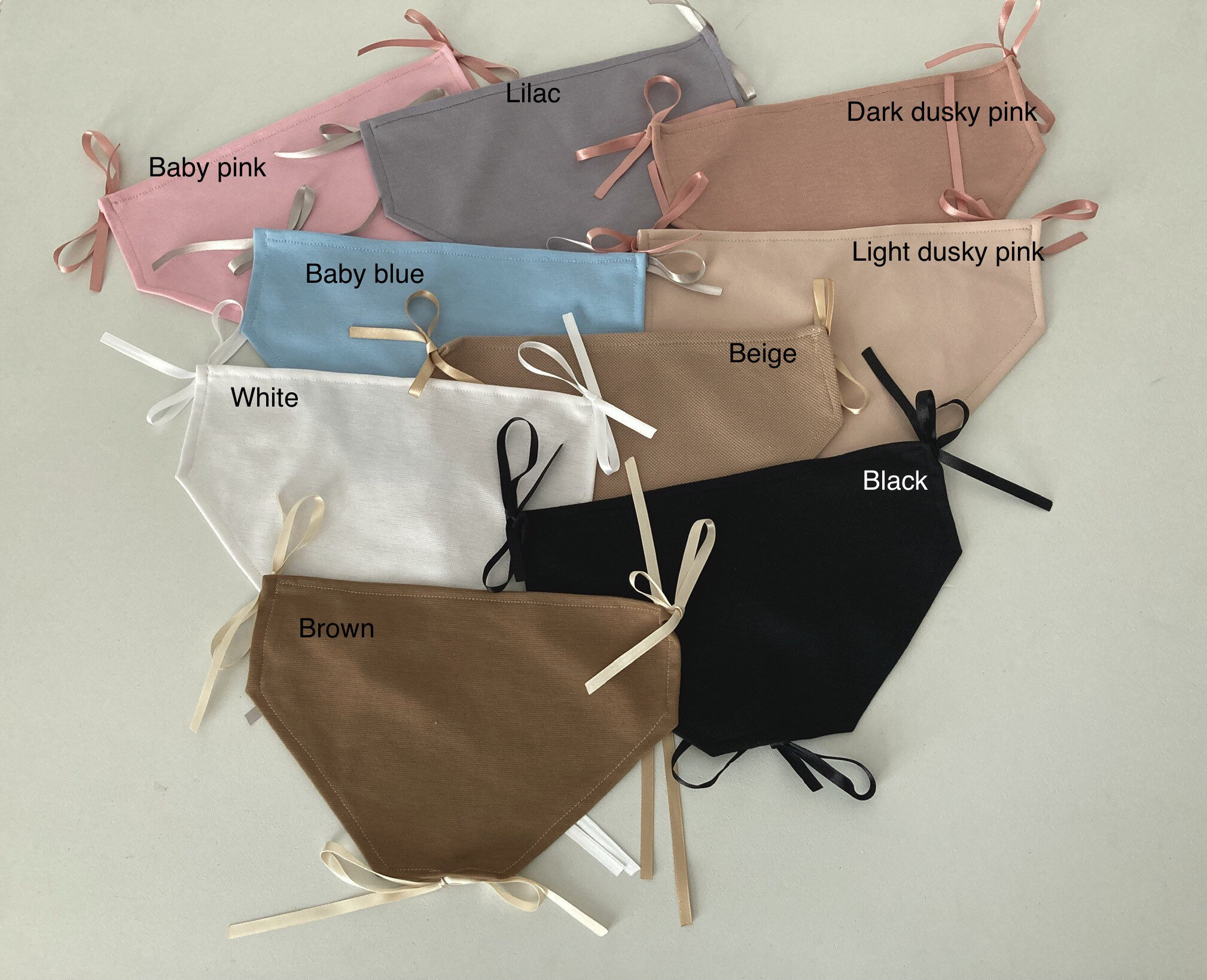 Custom Modesty Panel: Ribbon Tie Bra Insert, Cleavage Cover