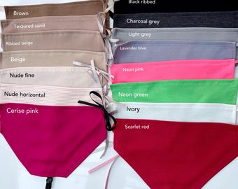 Plain Custom Modesty Panel: Bra Insert for Low Cut Tops