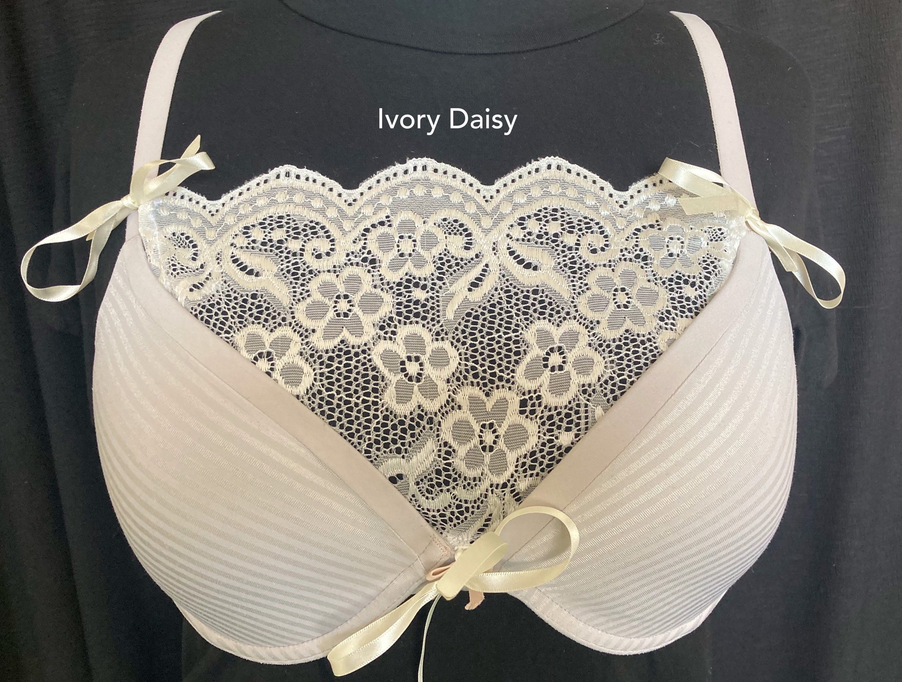 1x Lace Privacy Anti Peep Invisible Bra Modesty Panel Cleavage