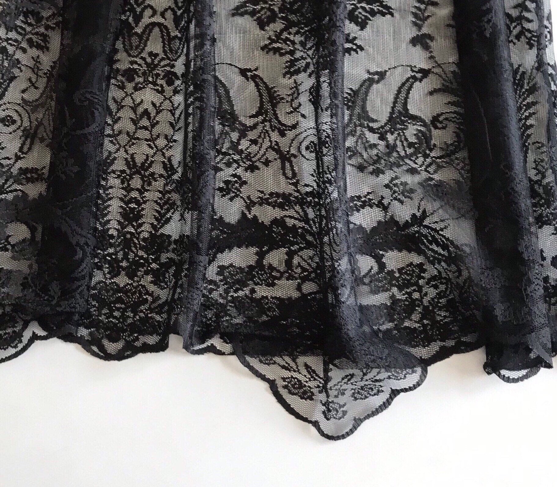 Black Lace Skirt Extender Full Length Dress Extender Black - Etsy UK