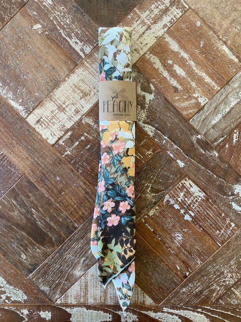 New-tral Floral Bandana Scarf