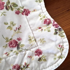 Quilted Floral Pillow Shams: Soft Cotton Cottagecore Bedding