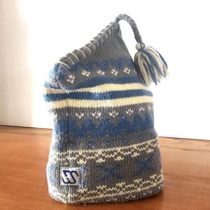 Vintage Murray Merkeley 80s Wool Ski Beanie - Handmade in Canada