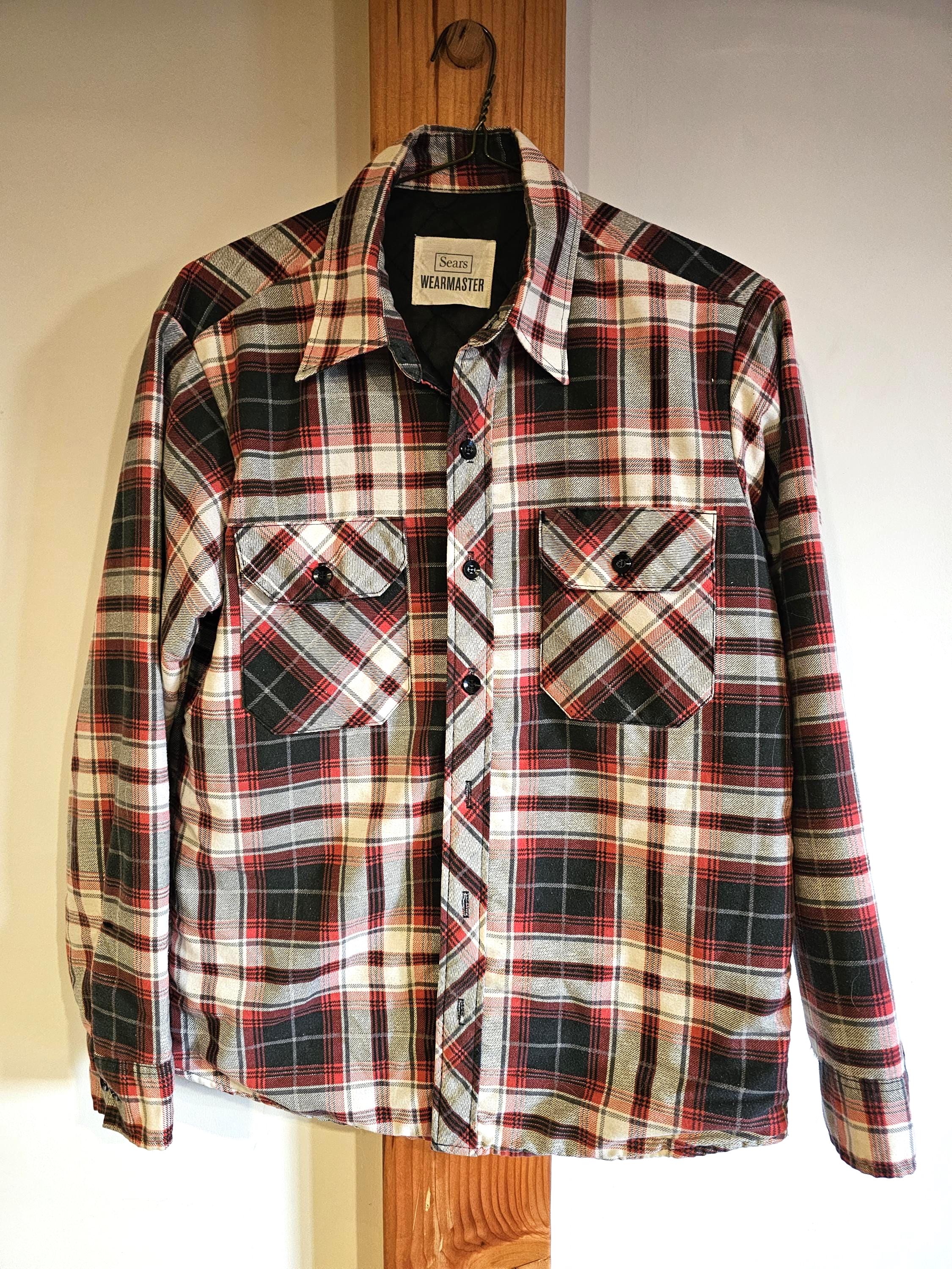 Sears Flannel Shirt - Etsy Sears Flannel Shirt - Etsy