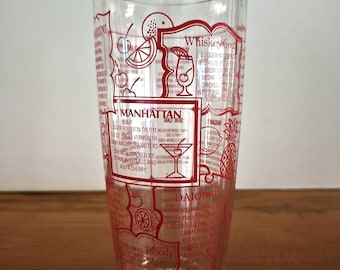 Coctelera vintage Irvinware: recetas de mediados de siglo, fabricada en EE. UU., ubicada en Canadá.