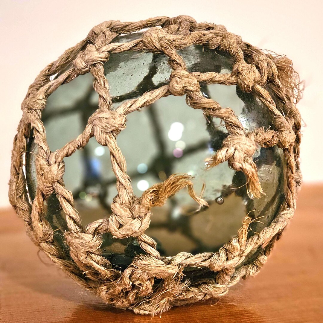 5 Inch Authentic Japanese Float Turquoise Glass Float 1 Japanese Glass ...