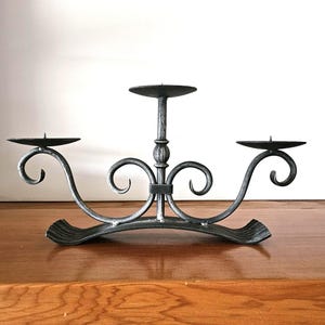 Vintage Three Arm Candelabra - Candelabra - Ornate French Candleholder - French Country Candelabra - Scroll Work Candle Holder