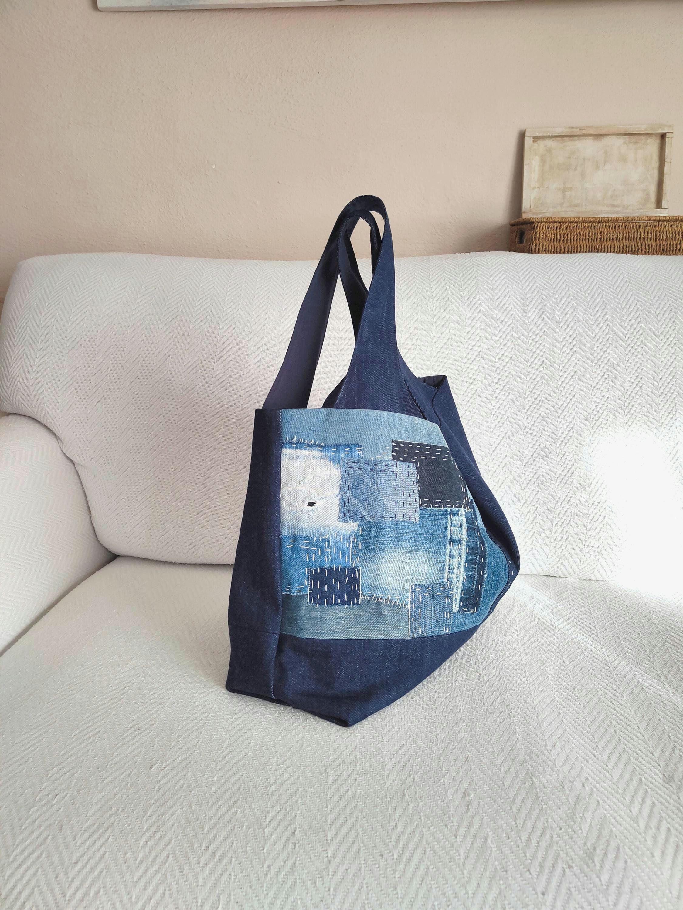 boro キャンバス　ショルダーバッグ　ハンドメイド Boro bag - Etsy 日本