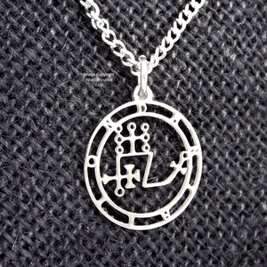 Dantalion Demon Seal Pendant (Occult Goetia Sigil Reveal secrets of others)
