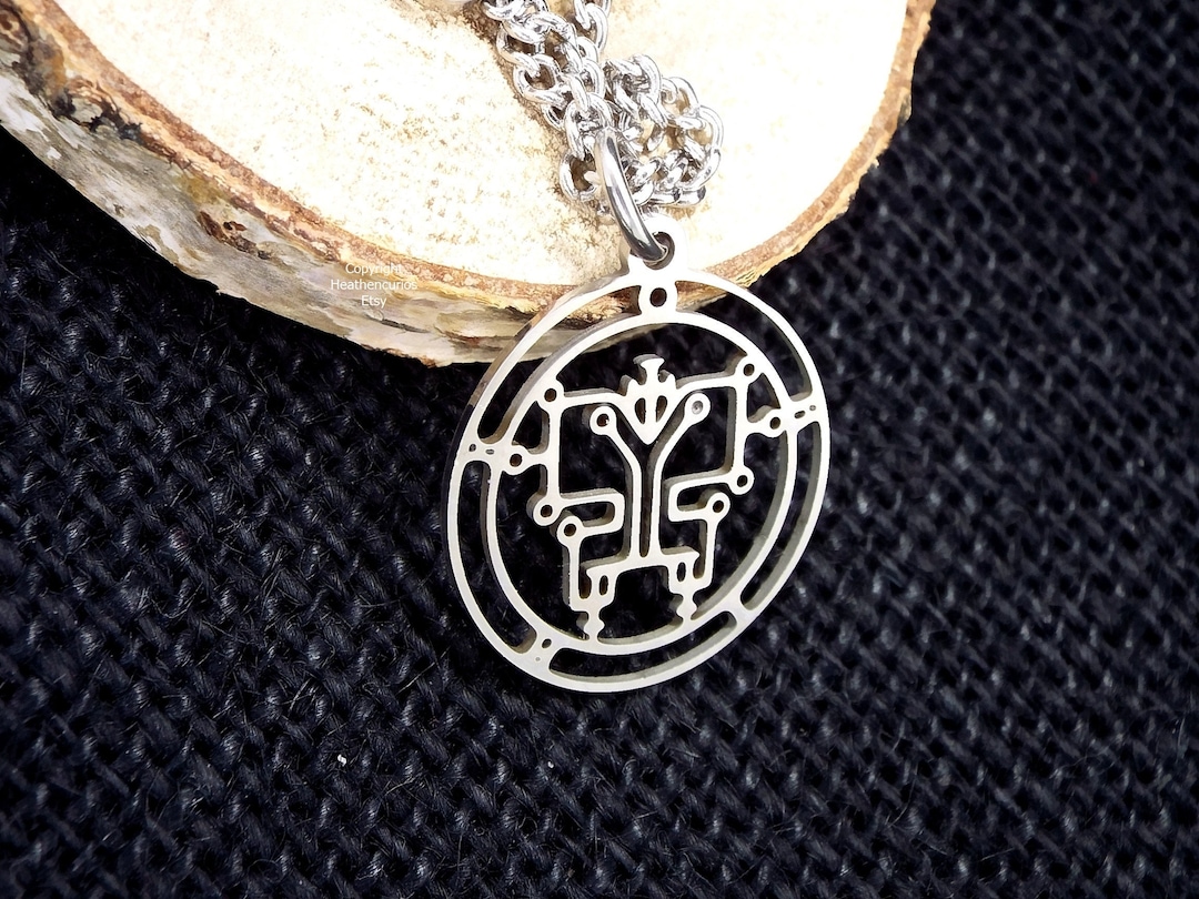 Occult Oriax Orias Demon Seal Pendant Talisman Goetia Etsy