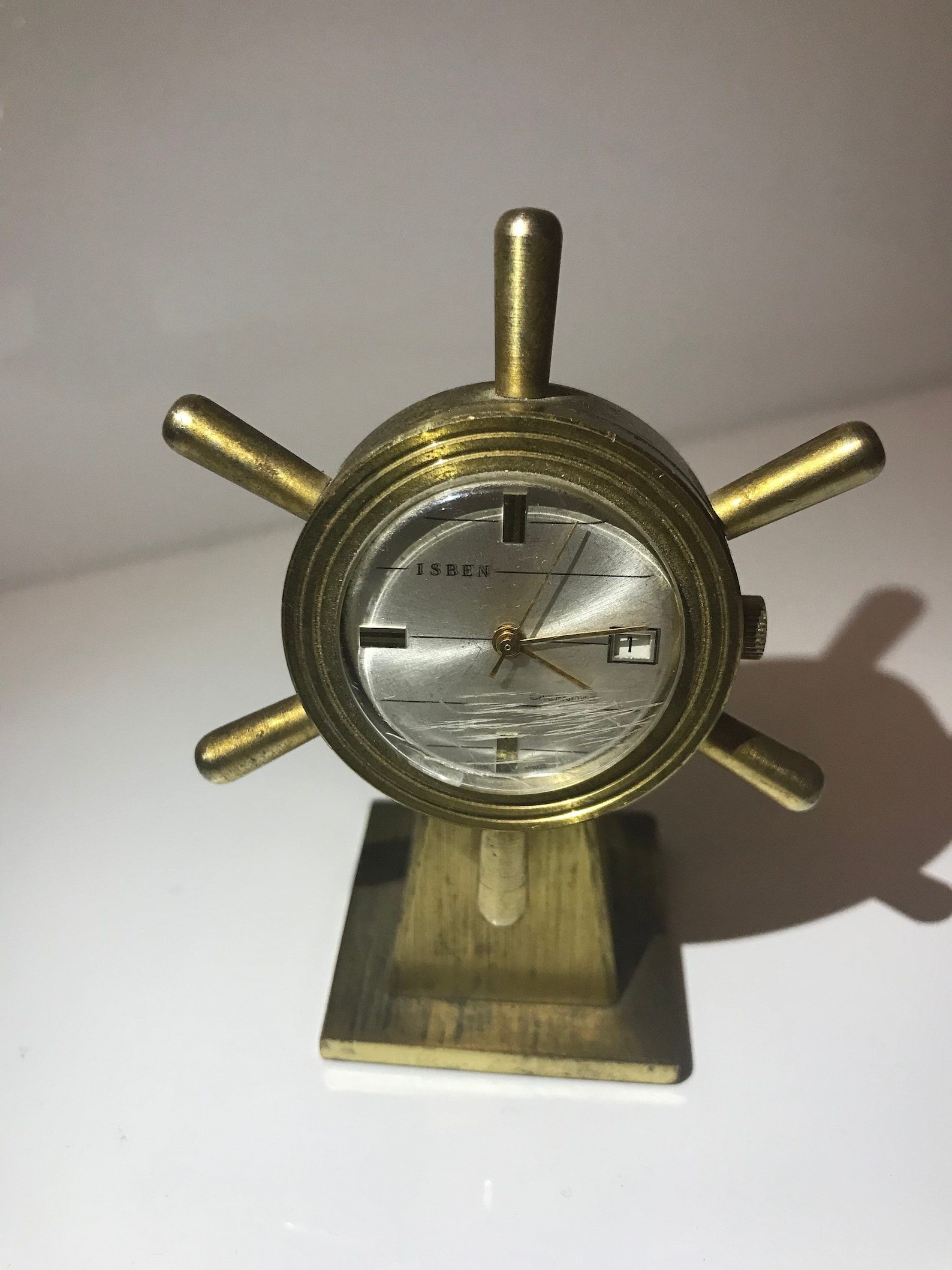 Antique Isben Swiss Made Brass Watch Etsy UK