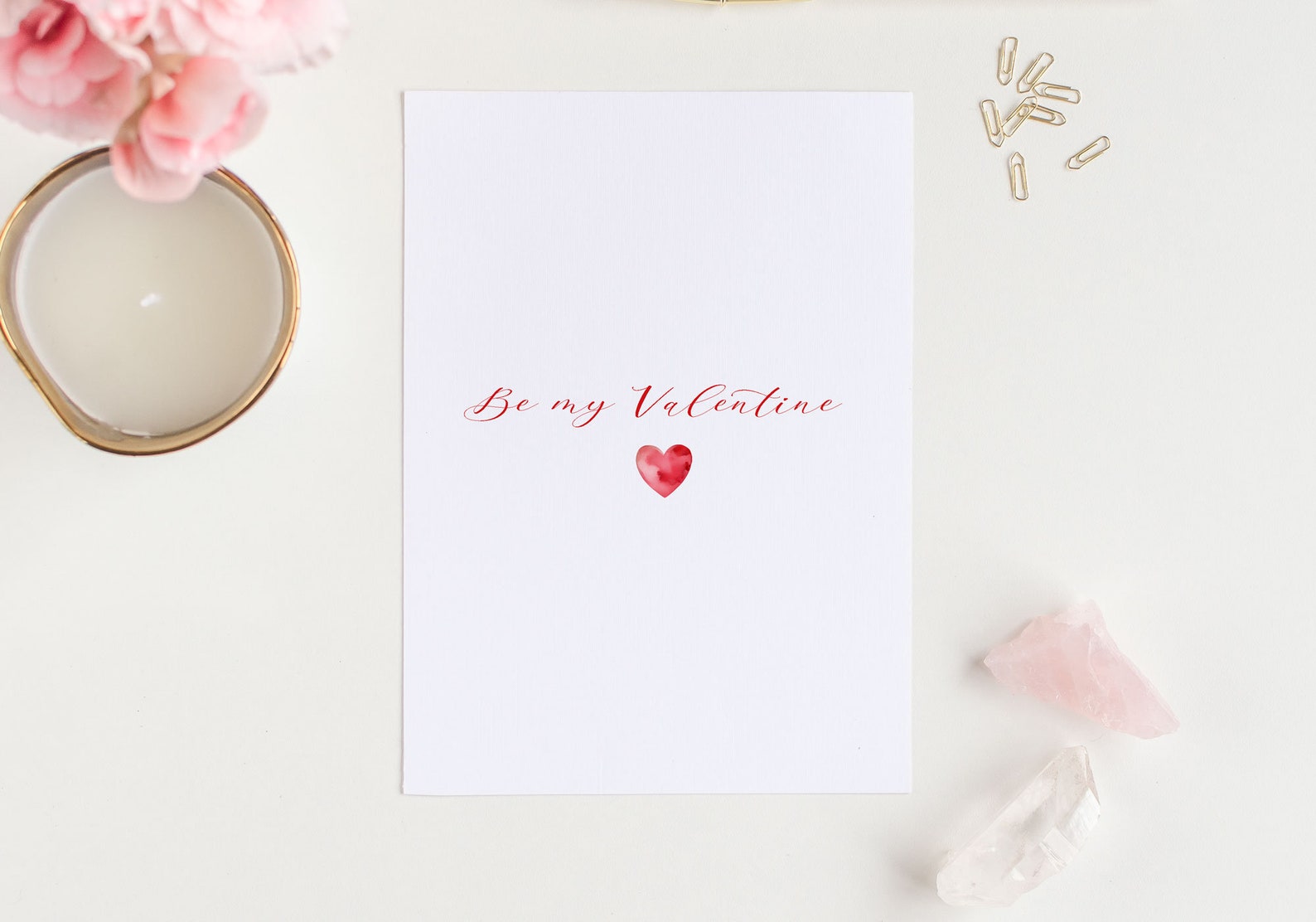 Watercolor Red and Pink Hearts Clipart. Valentines Day Clipart, Wedding ...