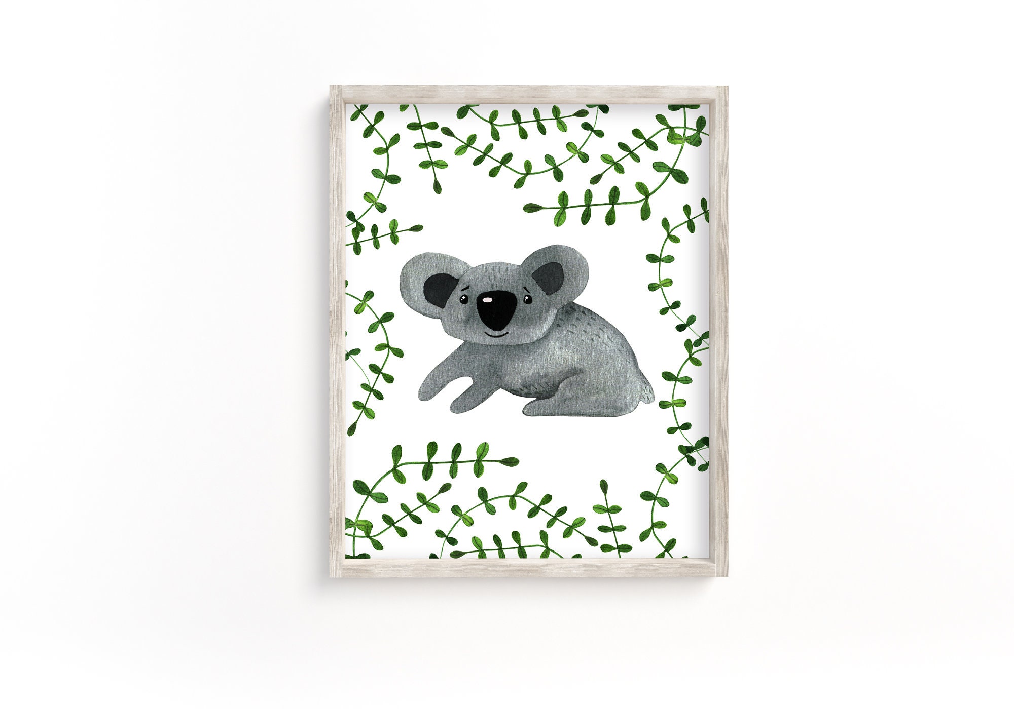 Baby Koala Printable. Nursery Wall Decor. Australian Animal Print ...
