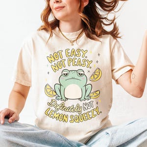 Funny Frog T-Shirt, Mental Health Awareness, Silly Frog Graphic Tee, Self-Care Encouragement Shirt, Cute Frog Lover Gift