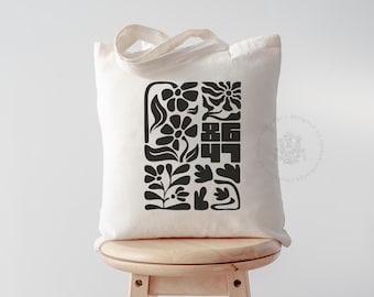 Floral FDT Tote Bag: Hidden Message Anti Trump Bag (M0604D25)