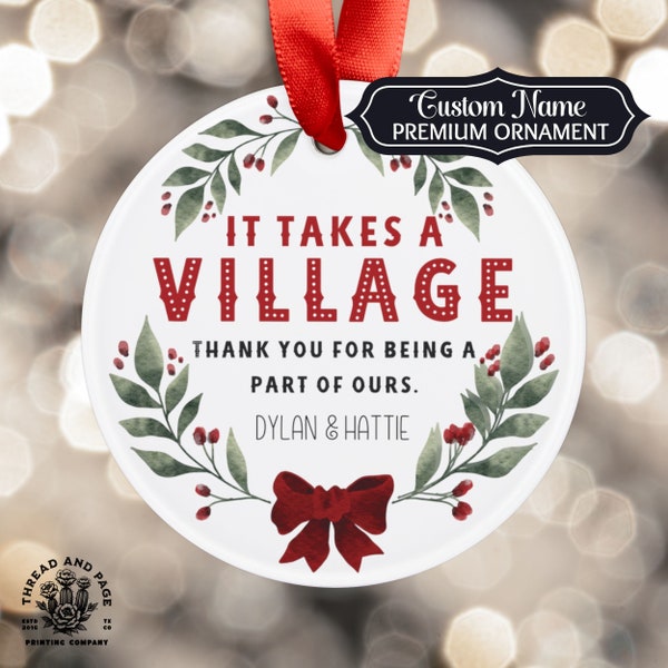 It Takes a Village Etsy