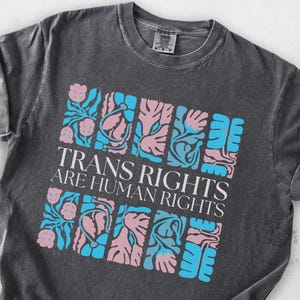 Trans Rights Are Human Rights T-Shirt, LGBTQ Support Tee, Political Statement Shirt, Anti Trump Shirt, Equality Pride T-Shirt