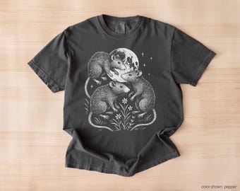 Camiseta Rats and Moon, Comfort Colors® Unisex, tallas S a 4XL (tallas para jóvenes disponibles)