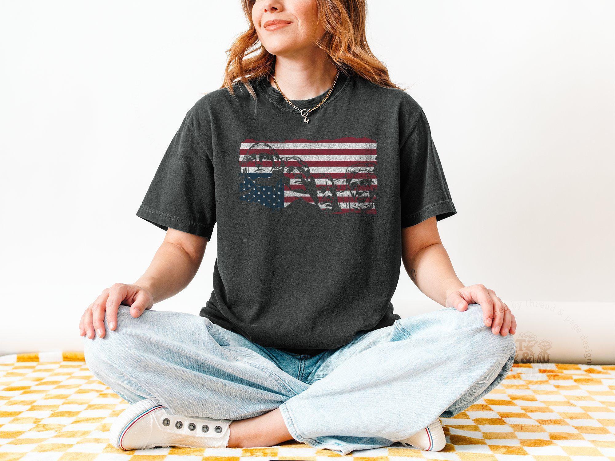 Americanfeelingです！ America in Distress Shirt, Comfort Colors® Unisex S to 4XL - Etsy
