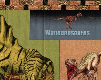 Dinosaurs Fabric Panel
