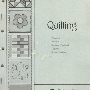 Quilting Manual