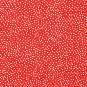 Orange & White Polka Dots