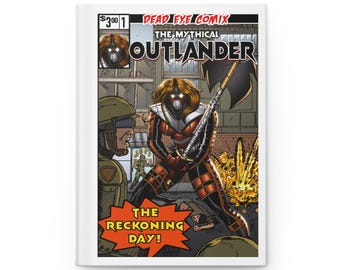 Graphic Novel Styled Hardcover Journal Matte