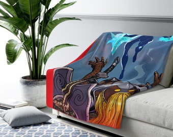 Comfy Hero Safe Sherpa Fleece Blanket